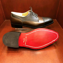 Load image into Gallery viewer, Javier Black &amp; Brown Derby Men&#39;s Shoes
