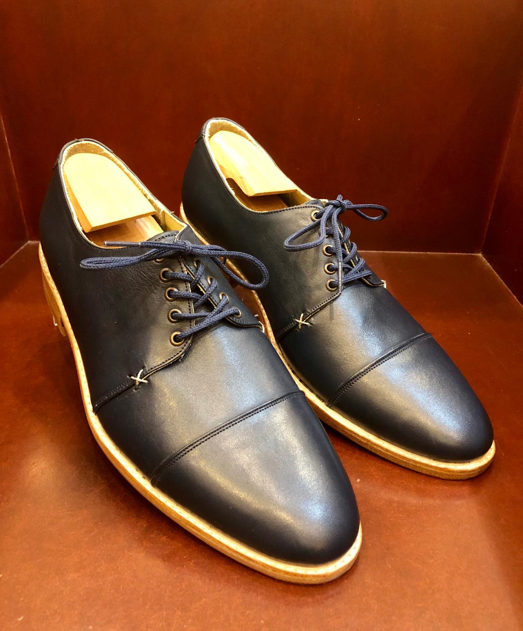 Henry Navy Blue Men's Shoes