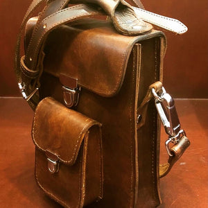 Leather Satchel Brown