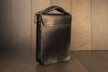Load image into Gallery viewer, Leather Satchel Black
